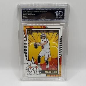 2024 Panini Donruss - Bomb Squad Baker Mayfield #14 Graded 10 Tampa Bay Bucs